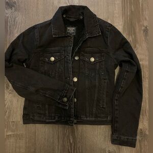 Abercrombie & Fitch Black Denim Jacket